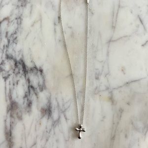 Tiffany & Co cross pendent necklace